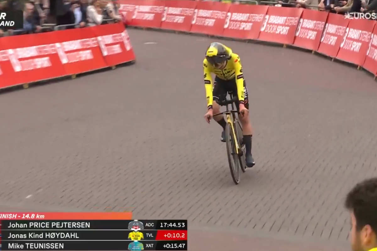 🎥 Visma | LaB leaders well placed after excellent time trial, as youngster causes comical miscalculation