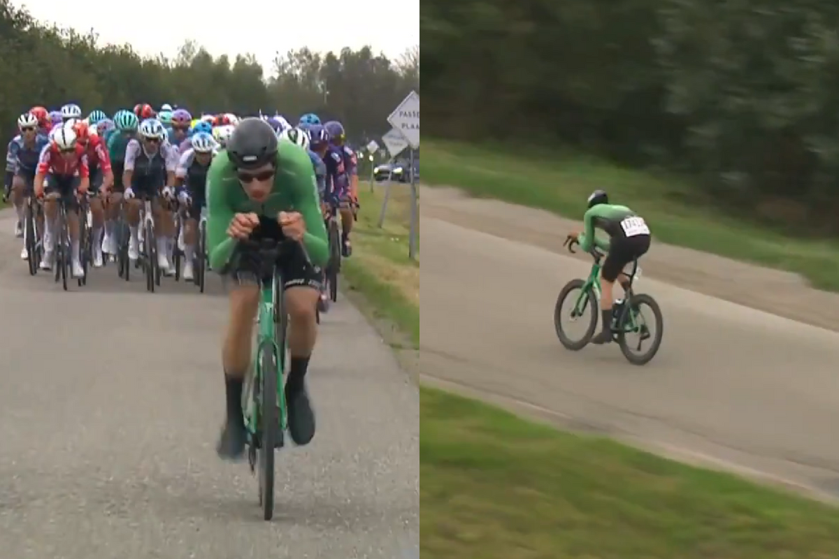 Diskwalificatie voor Jan-Willem van Schip, die ook in Tour of Holland weer de grenzen opzocht