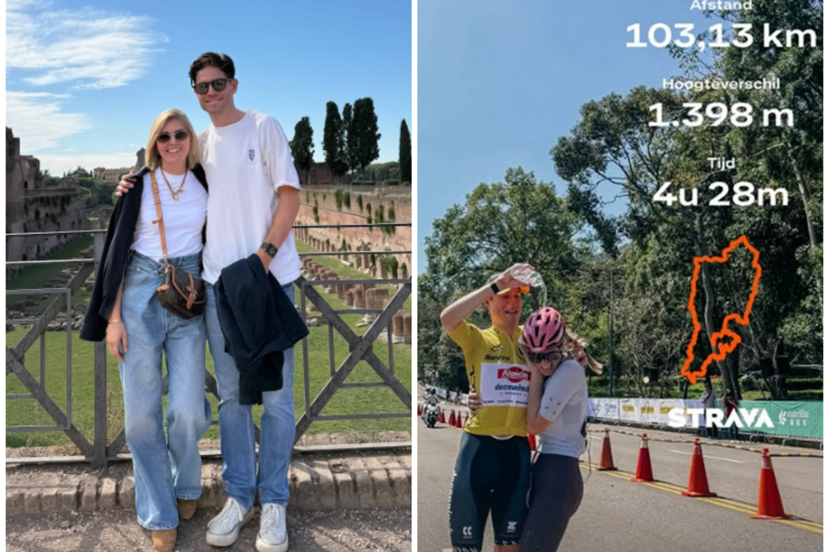Van Aert pakt met vrouw Sarah zijn rust in Rome, maar Philipsen dwingt vriendin tot actie in Taiwan