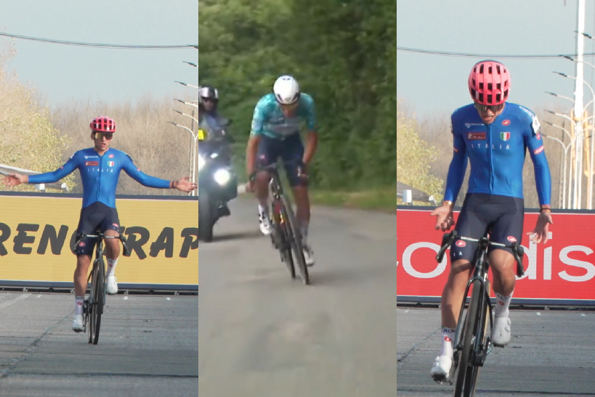 EF hail “Italian powerhouse” Agostinacchio after U23 Euro title — and yes, the Van der Poel comparisons are real