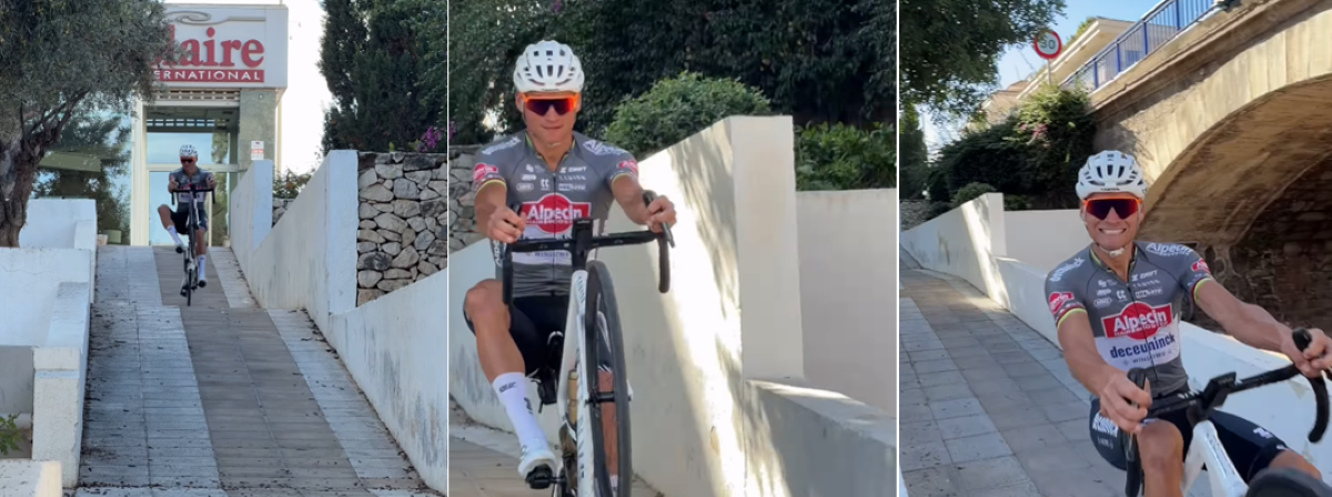 🎥 Stuntman Mathieu van der Poel shares 'Costa Blanca vibe' in wheelie video