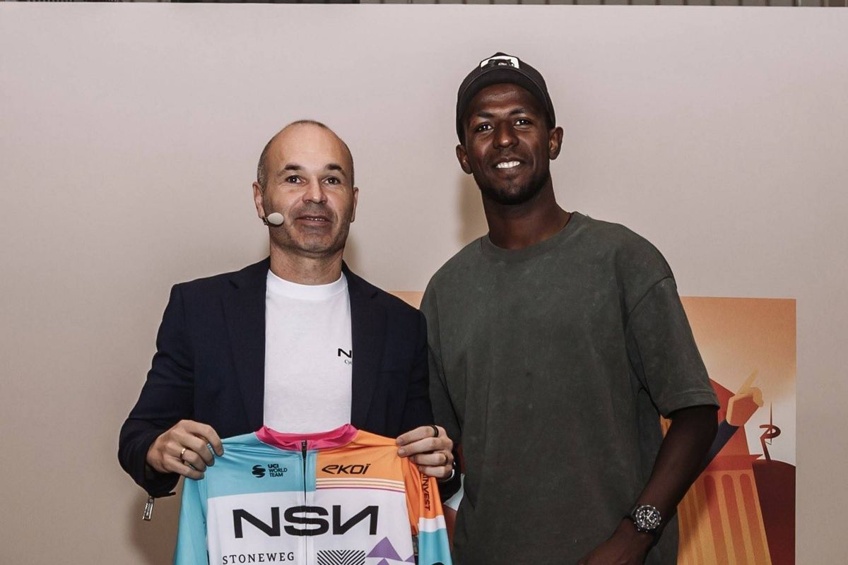 A new chance, thanks to Andrés Iniesta: NSN Cycling Team presents new star Biniam Girmay and main targets for 2026