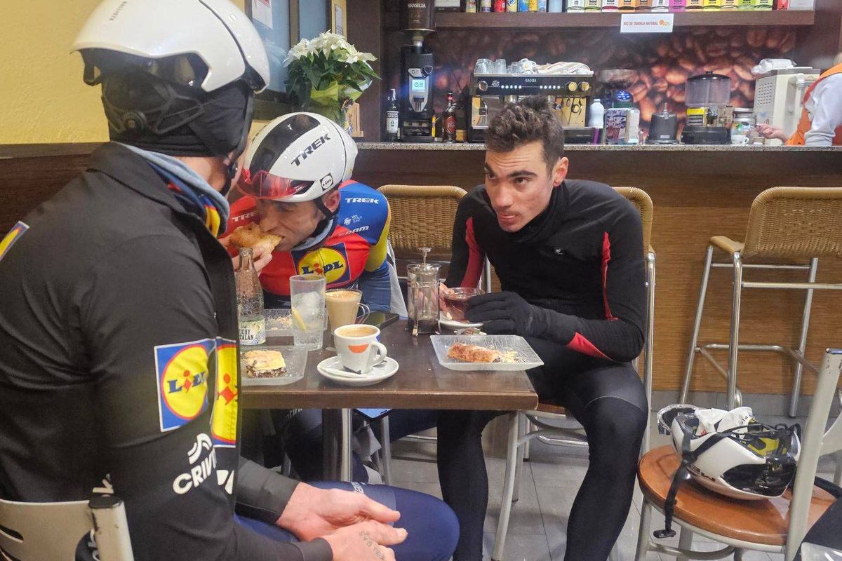 Still in black, but soon in colorful Lidl-Trek jersey: Juan Ayuso praises new environment