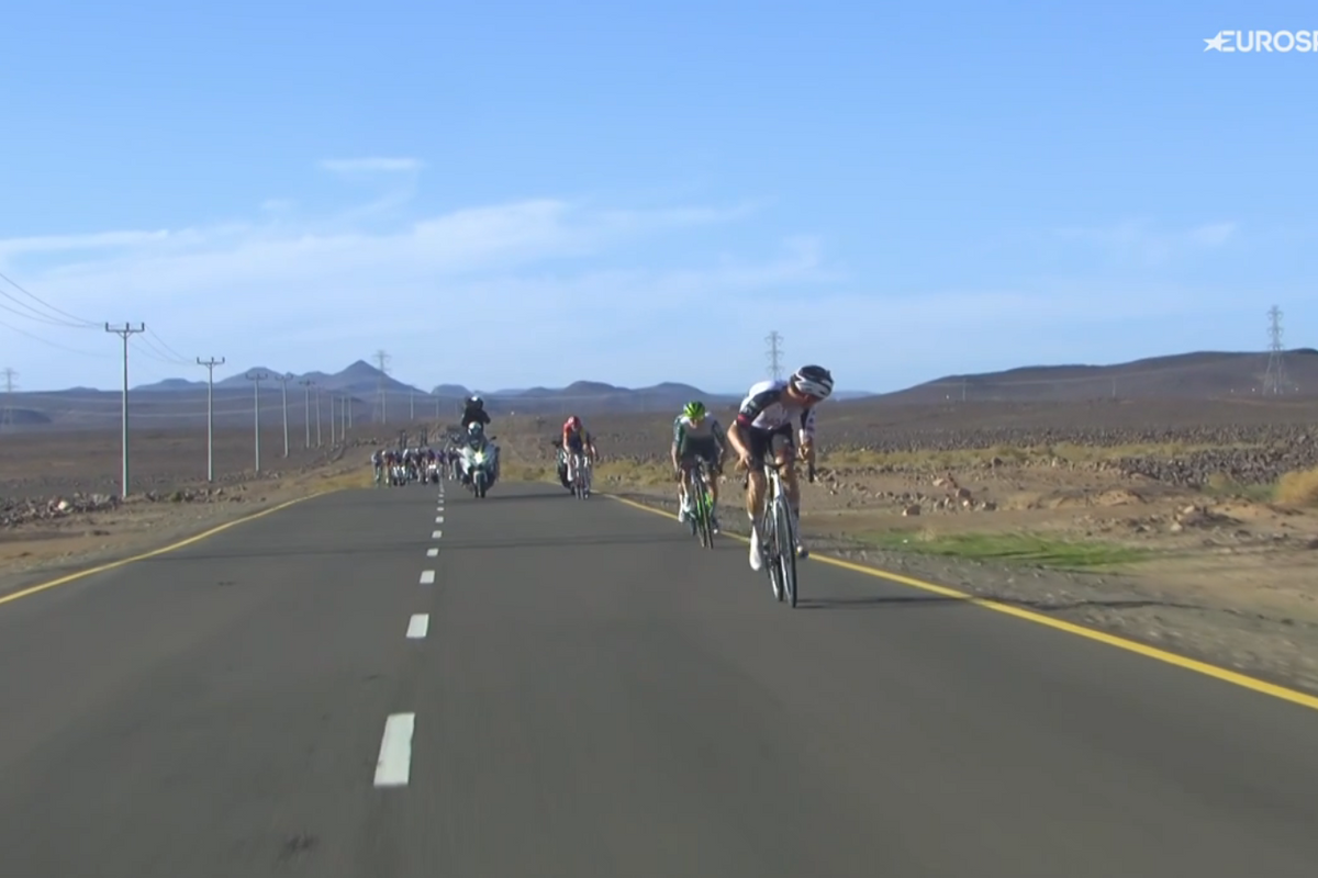 Christen plays it smart this time: clever attack earns the Swiss UAE rider the stage and overall victory in the AlUla Tour