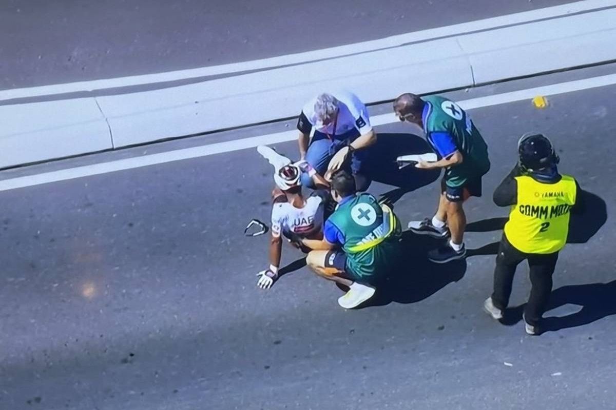 Stable compression fractures for Narváez on day full of crashes and withdrawals at the Tour Down Under