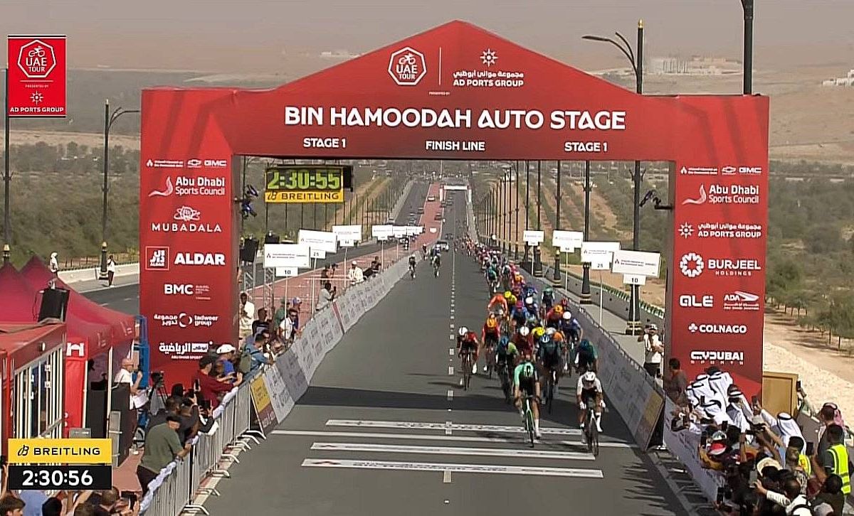 Del Toro edges Bol in wind-shortened UAE Tour opener as Milan crashes late