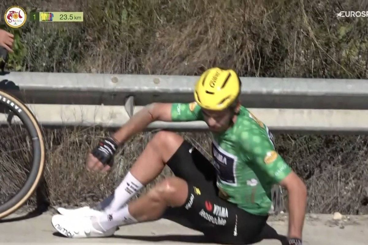 Visma | Lease a Bike issue update on crashed Christophe Laporte