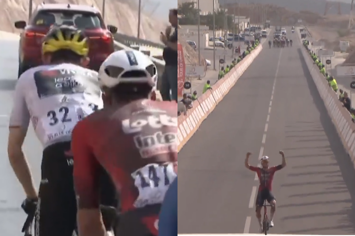 Visma youngster hoovers up points in Oman, but Veistroffer steals the show with stage win