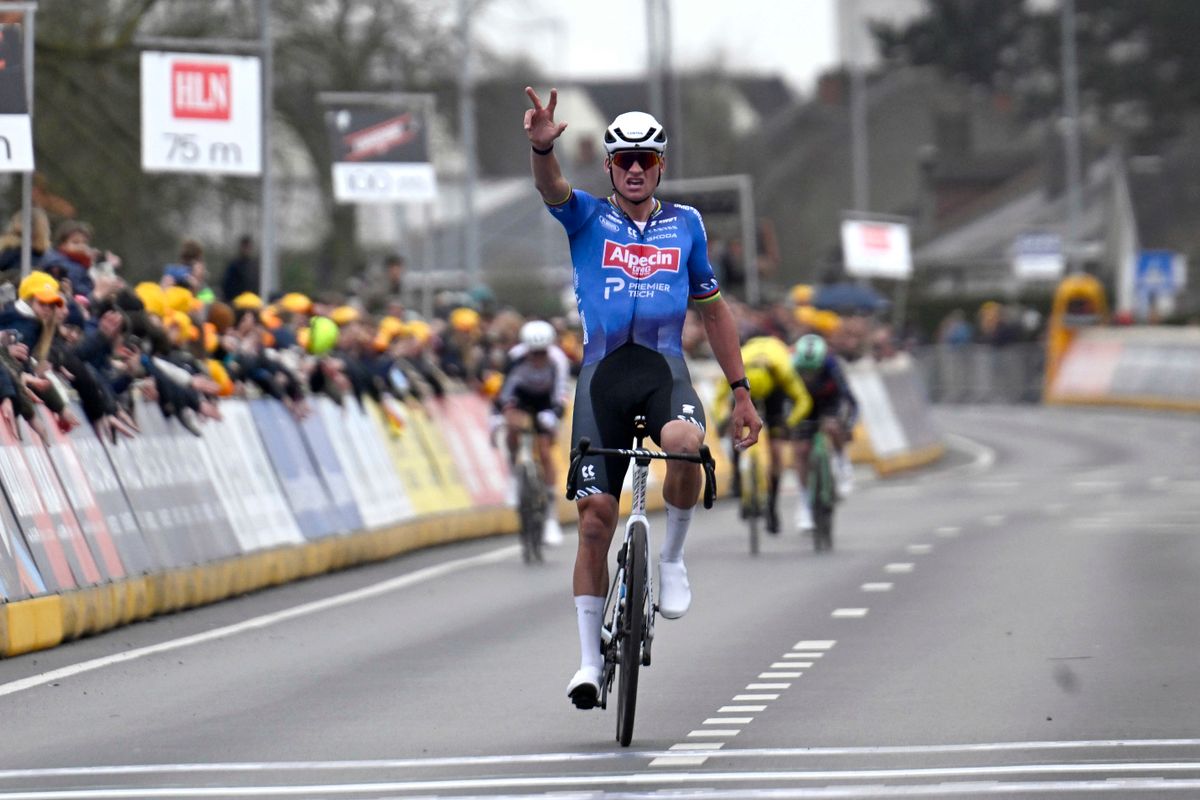 Mathieu’s trick: Van der Poel makes it three at E3 and looks ahead to next job in Gent-Wevelgem