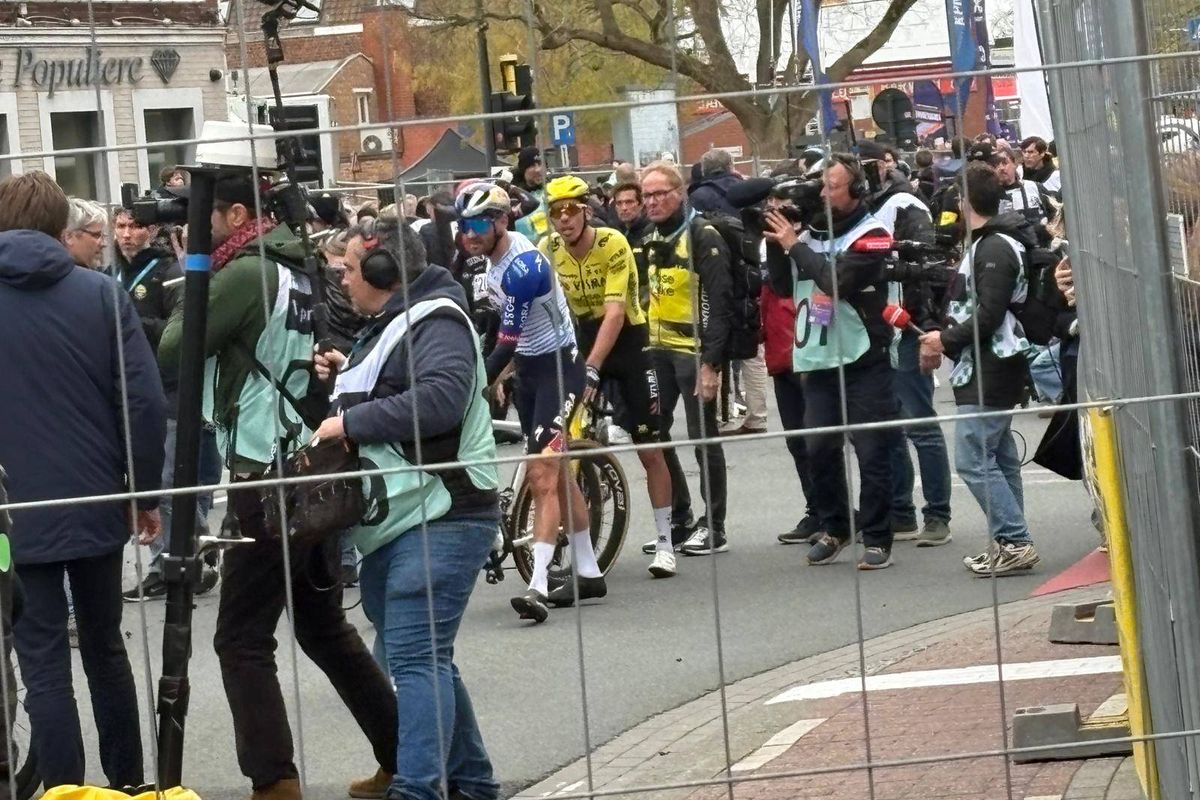 Jordi Meeus confronts Christophe Laporte after Red Bull-BORA-hansgrohe’s In Flanders Fields plan unravels