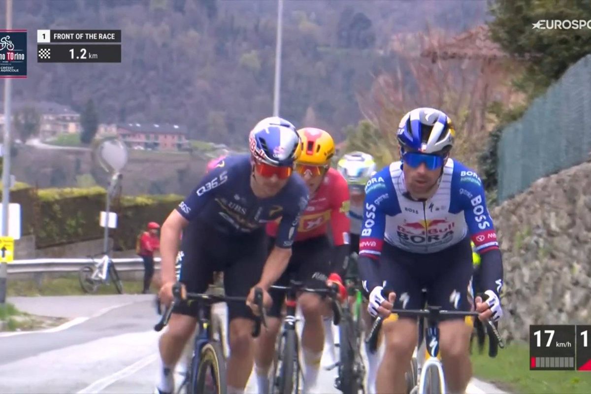 Tom Pidcock tames Superga for emphatic Milano-Torino victory as Uijtdebroeks and Roglič try in vain