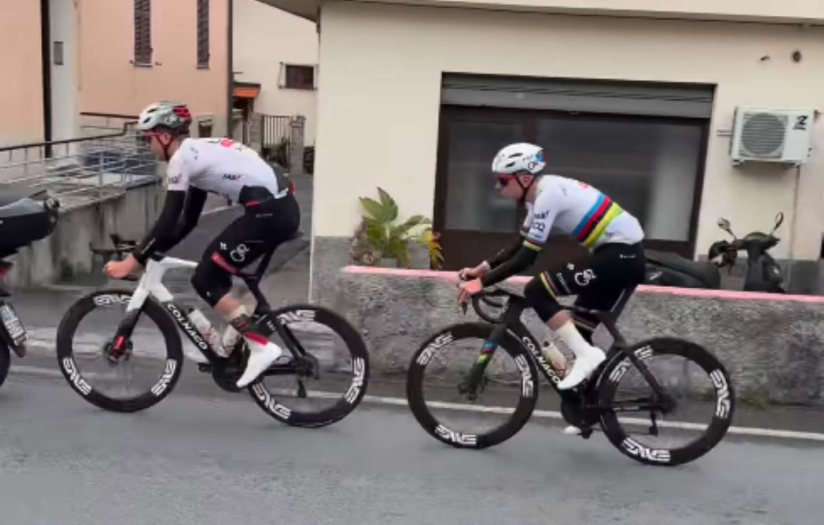 🎥 Riejanne Markus saw Pogačar storm past on the Cipressa during recon: “We ran into him four times”