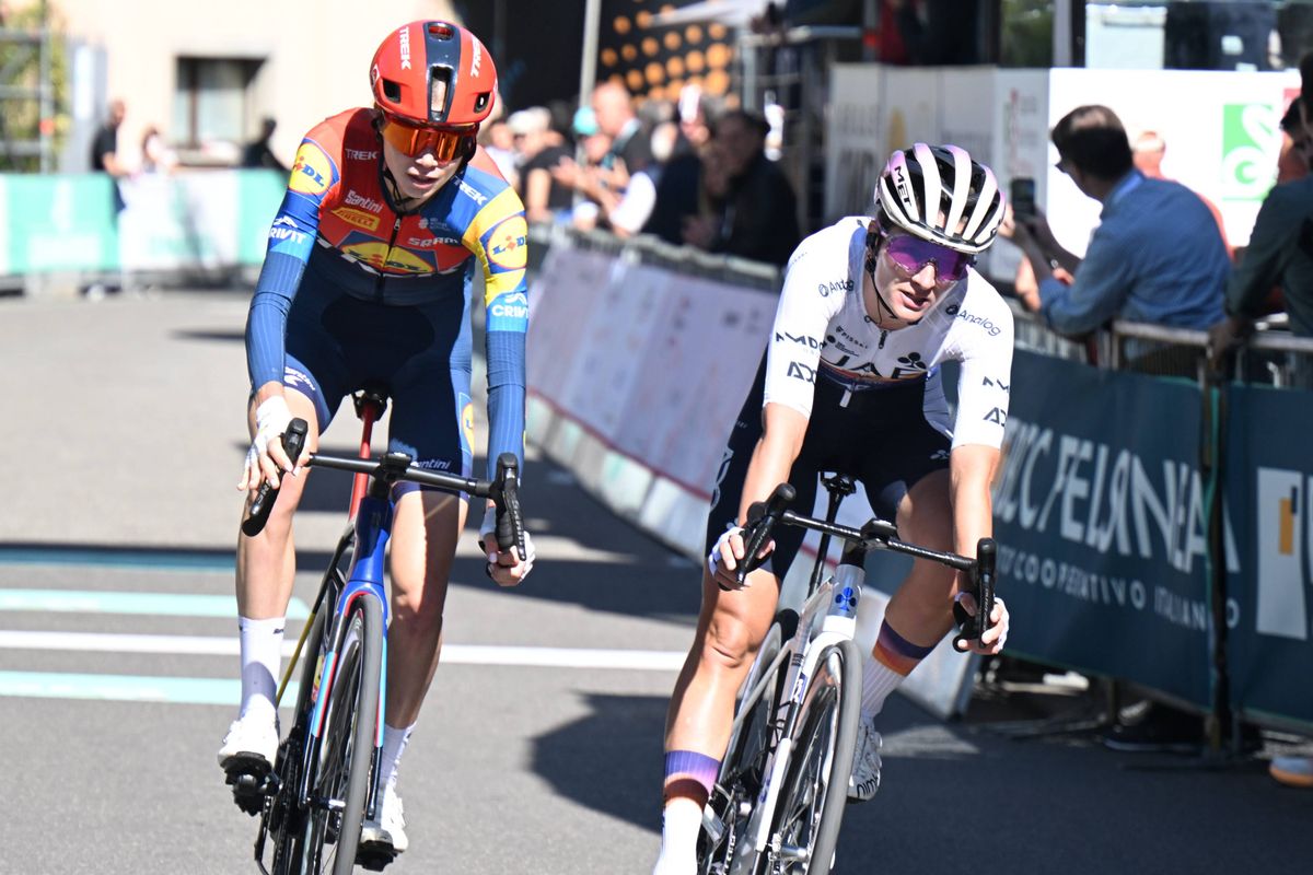 Canada's Bella Holmgren on trying to stay with the front group at Liège-Bastogne-Liège