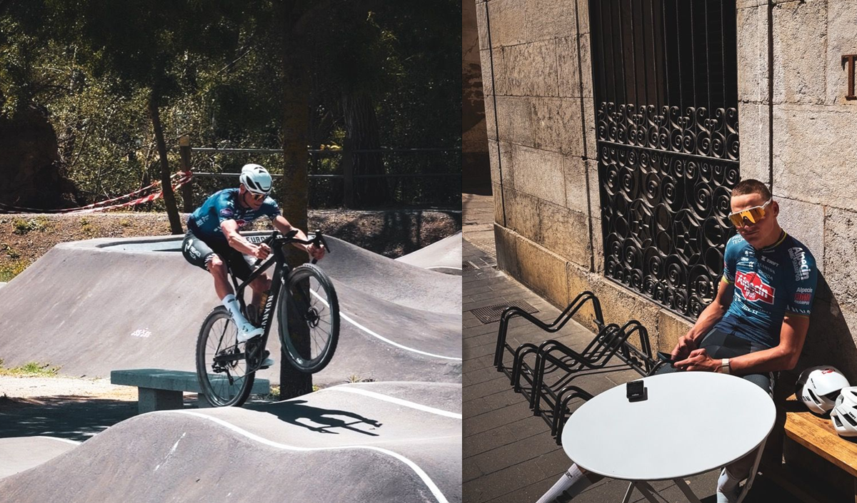 Mathieu Van der Poel drops playful hint after riding 'gravel heaven' in Girona