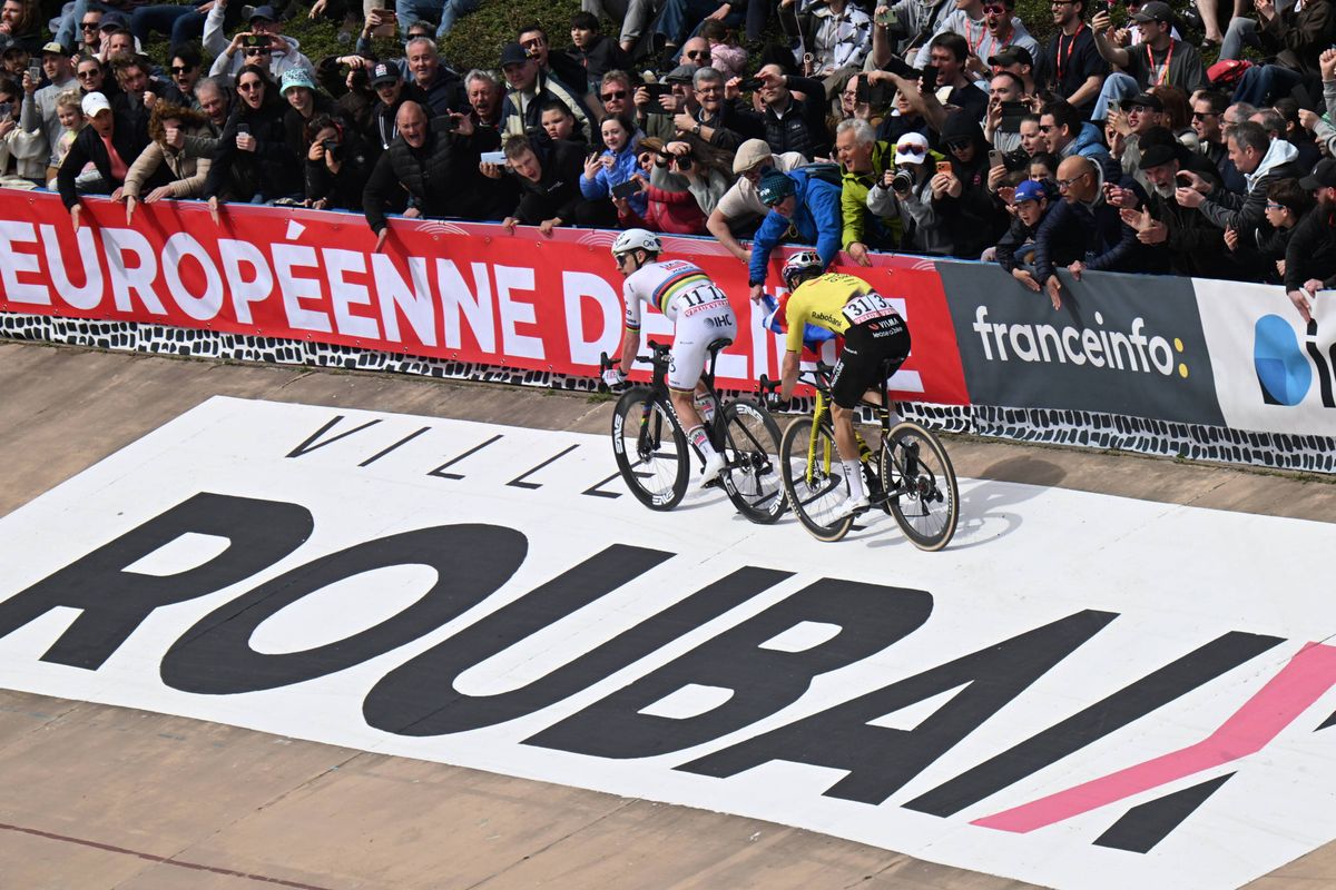 "We are not disappointed": UAE boss Gianetti gracious in defeat as Van Aert wins Paris-Roubaix