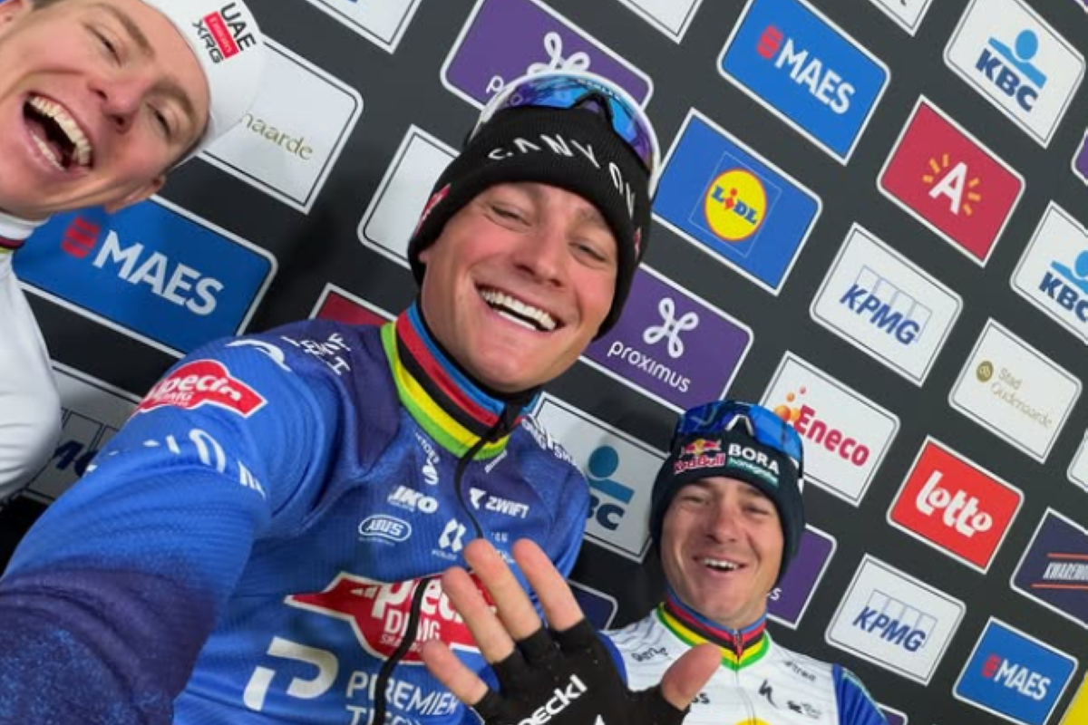 “Not just me, but the whole peloton was strangled”: how ‘Poga constrictor’ left Van der Poel stuck at 650 watts