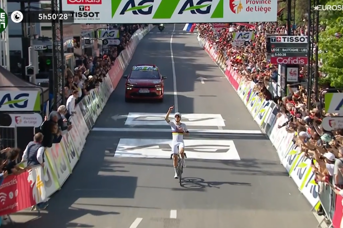 Superb duel between Pogačar and Seixas, but the world champion proves too strong, wins Liège-Bastogne-Liège