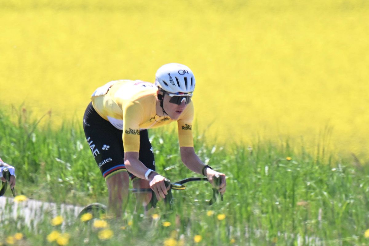 Pogačar gives three reasons for his sprint win on stage 2 of Tour de Romandie