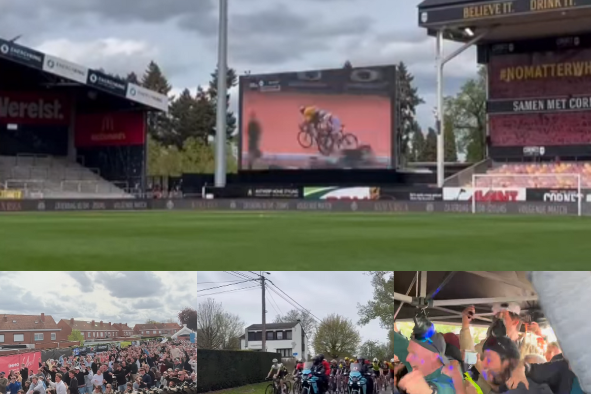 🎥 Belgium erupts as Van Aert wins Paris-Roubaix: From football stadiums to junior races