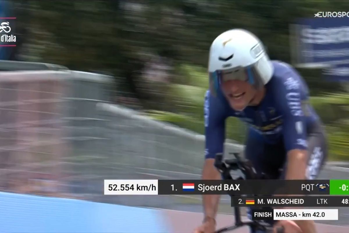 This is how Sjoerd Bax suddenly became the surprise in the Giro time trial: "That's it"