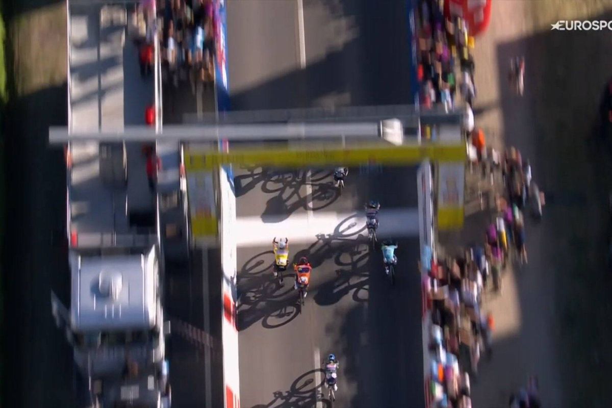 Dorion Godon wins Tour de Romandie stage 3 sprint, because Pogačar didn't want to