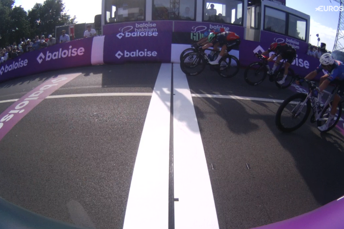 Olav Kooij edges Merlier by a whisker in Baloise Belgium Tour photo finish