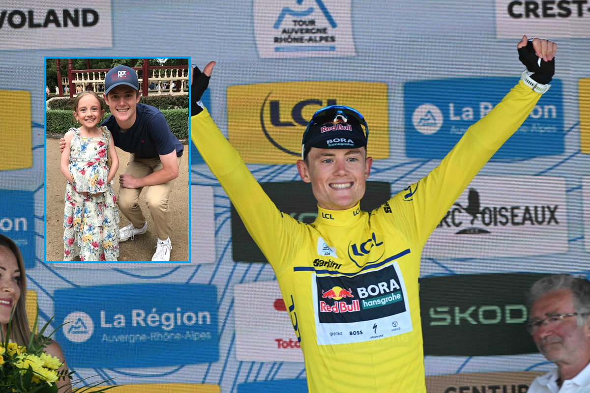 Luke Tuckwell dedicates Tour Auvergne yellow jersey to sister who passed away last year