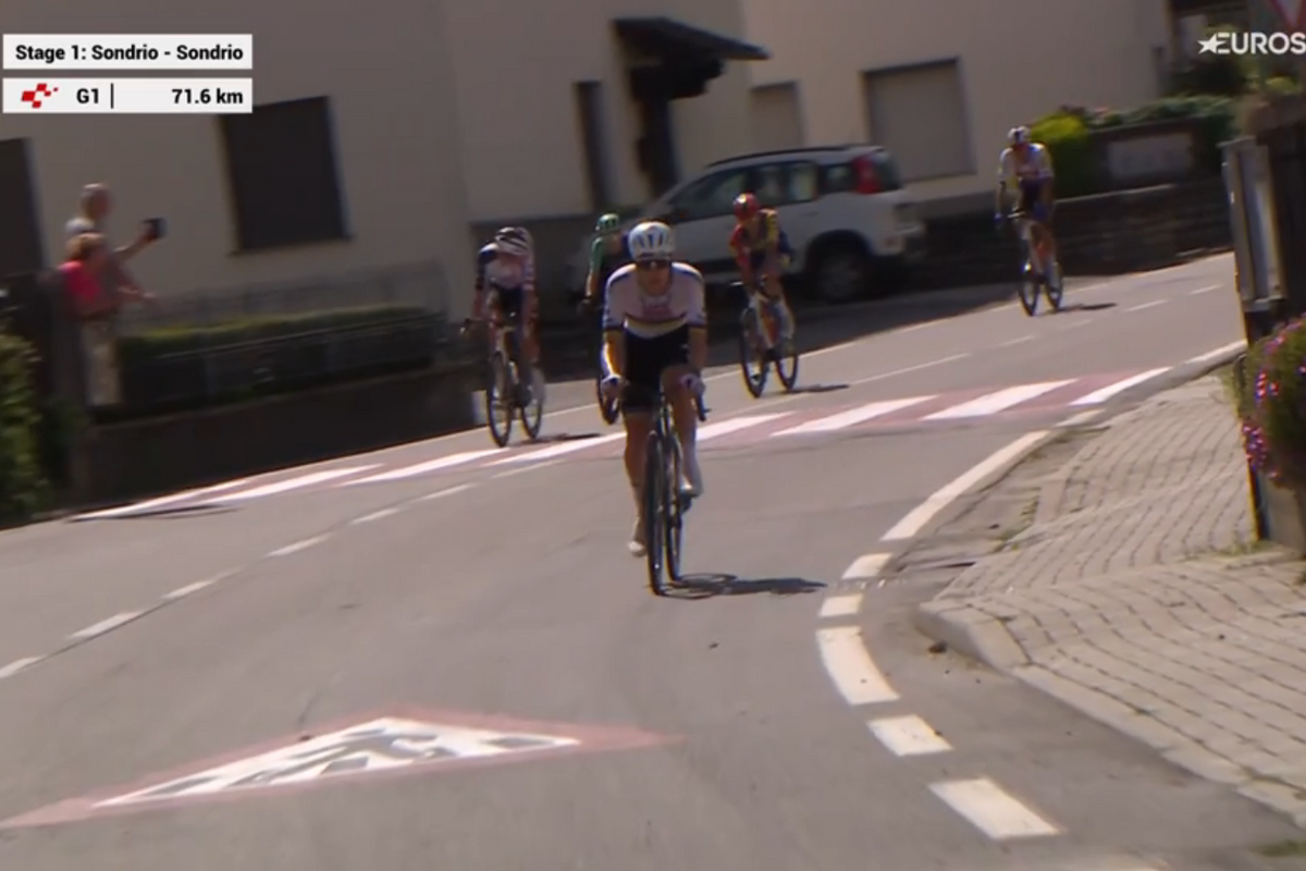 Pogacar destroys field with outrageous long-range attack in Tour de Suisse opener