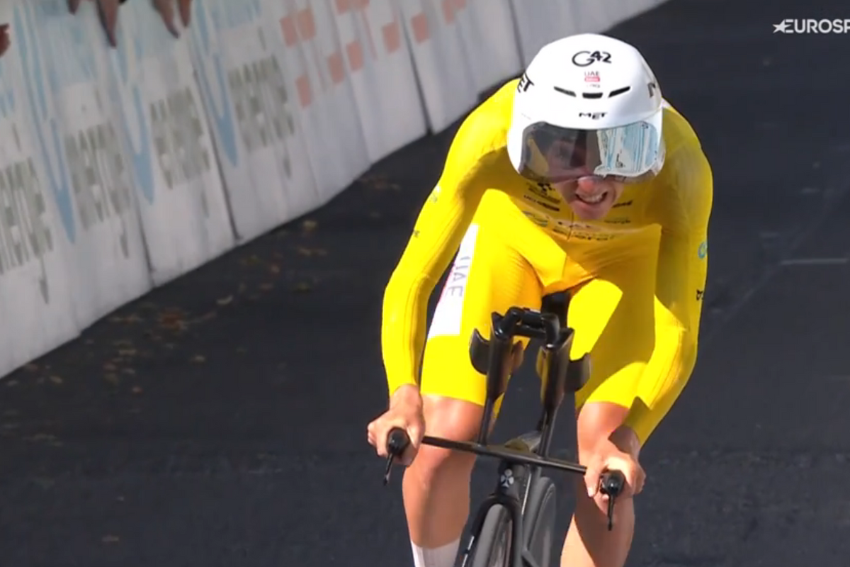 Pogačar overjoyed to beat Van der Poel: 'Didn't realise I was fighting for the win'