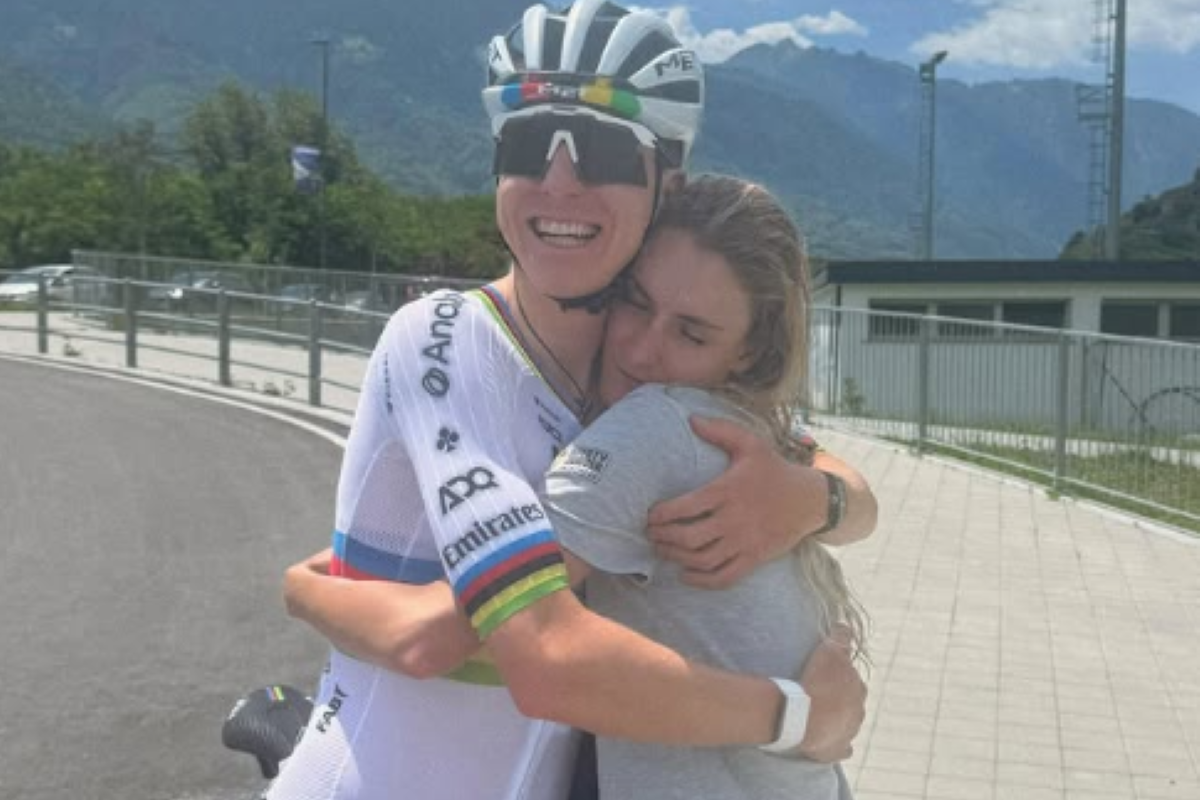 🎥 Pogačar's fiancée Urska Ziagrt crashed hard during stage 2 of Tour de Suisse Women