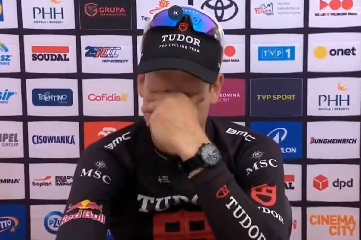 This is why Stefan Küng was in tears in Poland: ‘My last international race ended with a broken femur’