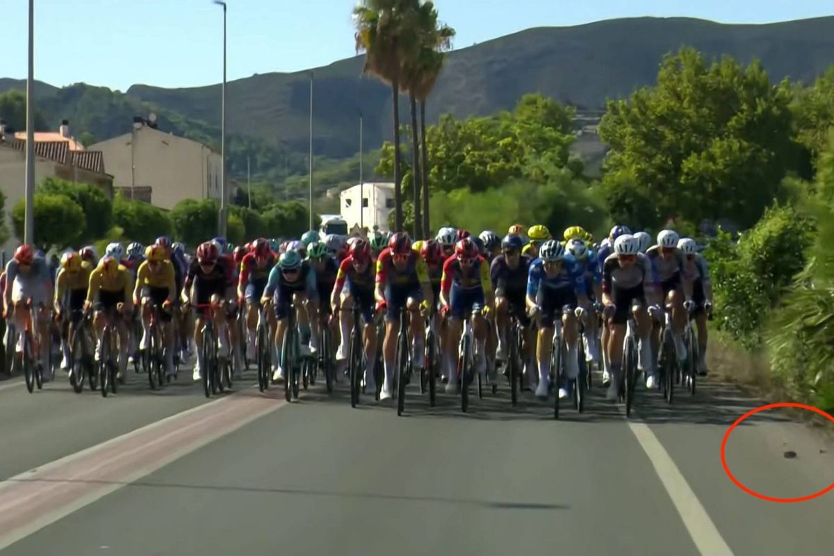 A rock on the road may have brought an end to Tadej Pogacar's Vuelta a España (and season)