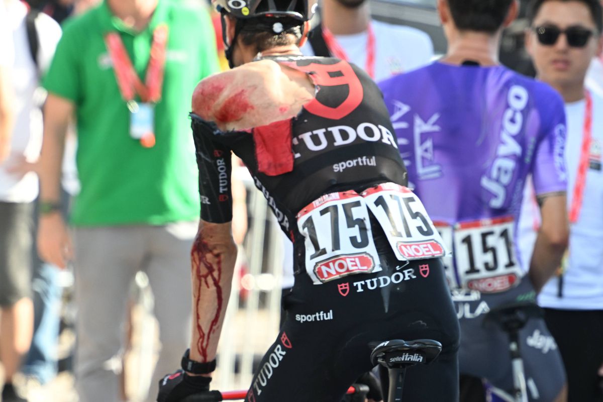 Damage assessment: Besides Tadej Pogačar, these riders also crashed on stage 8 of the Vuelta a España