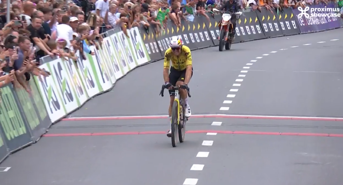 A bittersweet day for Wout van Aert at the Belgian Gravel Championships: ‘It felt a bit surreal’