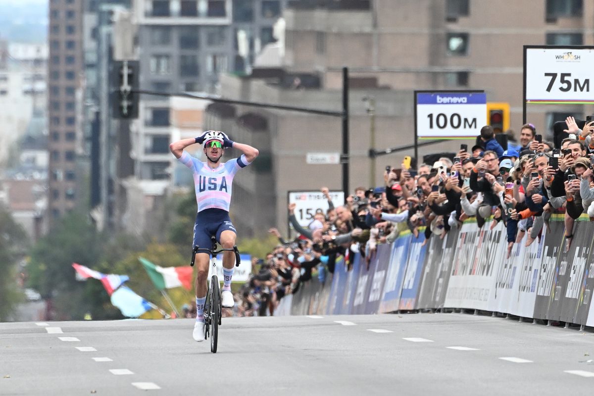 Brandon McNulty wins the men's World Championship road race as USA rides the perfect race