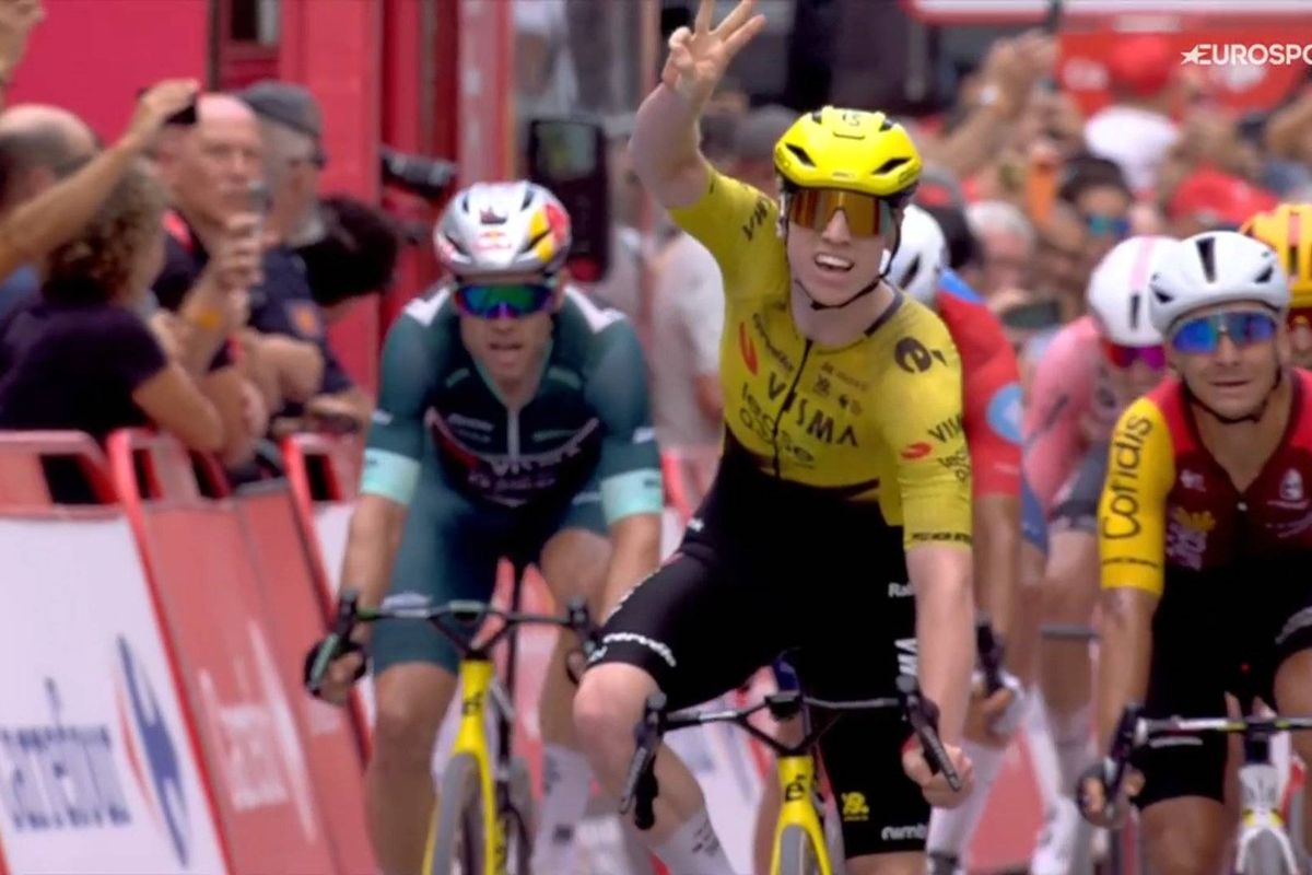 Brennan on cloud nine after Vuelta hattrick: 'I'm on a team full of champions'