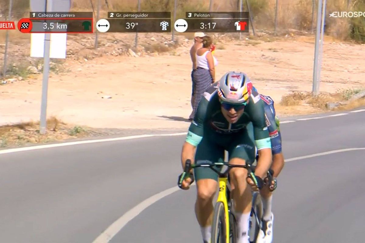 David Vs Goliath: This is what it feels like when you weigh 52 kilos and go toe-to-toe with Wout van Aert