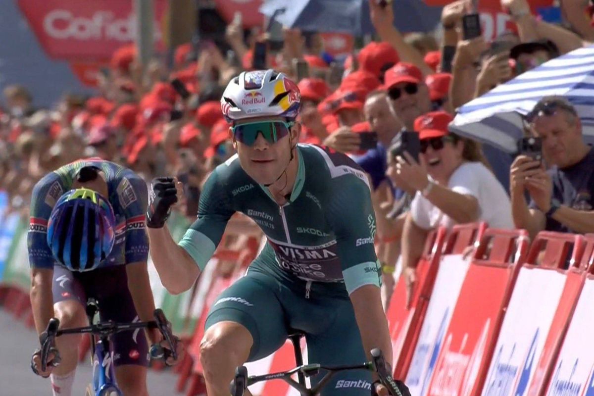 'Their support gives me the energy I need'; Wout van Aert thanks Visma and his family after Vuelta stage win