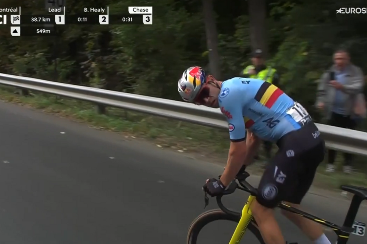 Wout van Aert is disappointed with his World Championships: 'With 4 or 5 laps to go, I was already running out of steam'