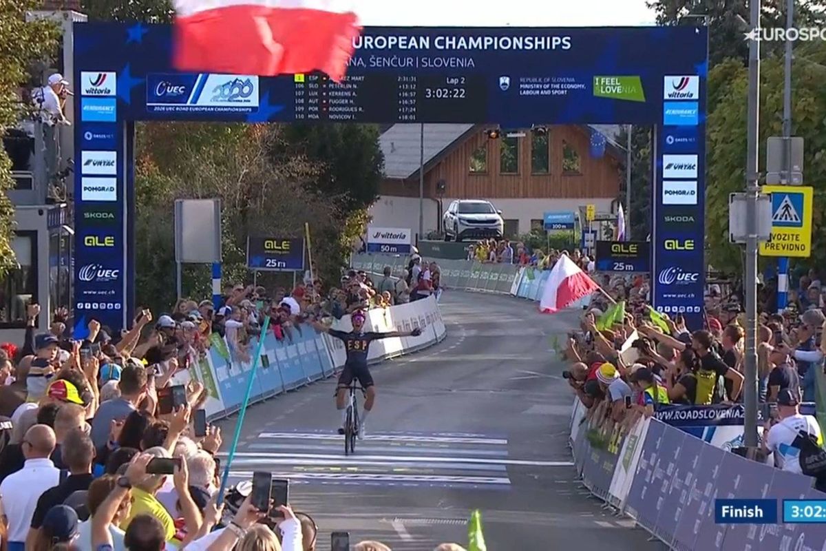 Álvarez wins U23 European Championships road race to give Spain revenge for missed world championship title