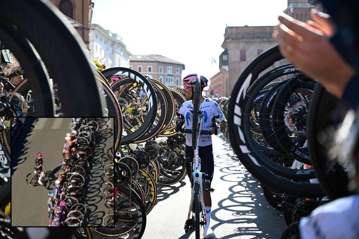 The peloton bids an incredible farewell to Nairo Quintana—except for one rider