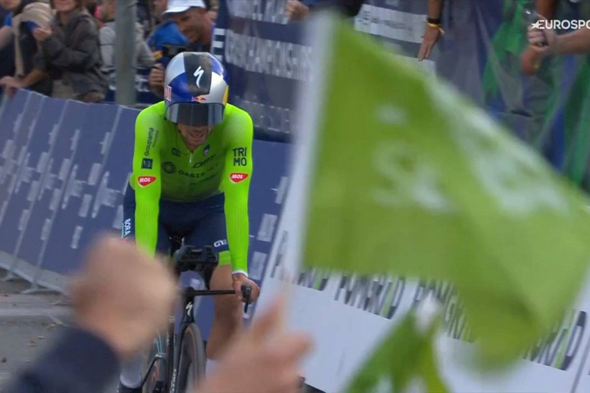 Primož Roglič reacts to winning European title in front of his home crowd: 'I just went with my instincts!'