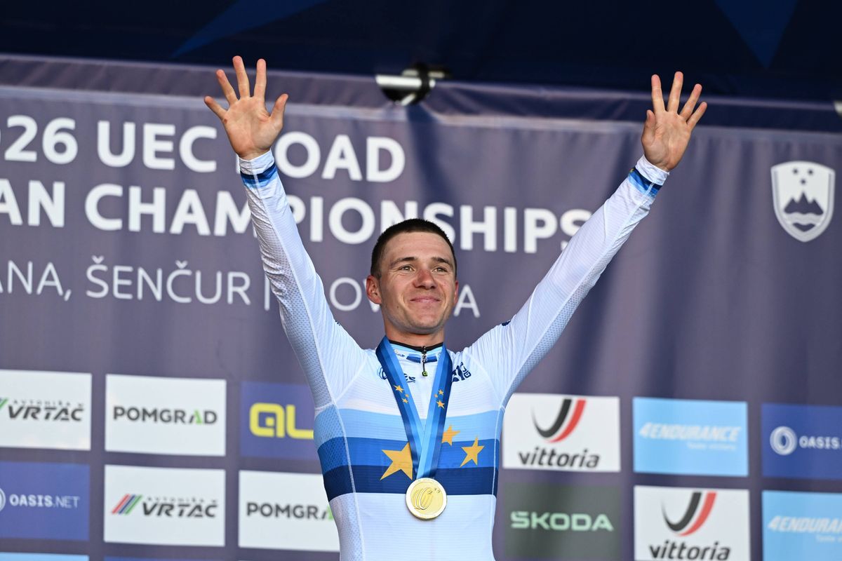 Remco Evenepoel responds to criticism from Giulio Ciccone after European Championships' photo finish