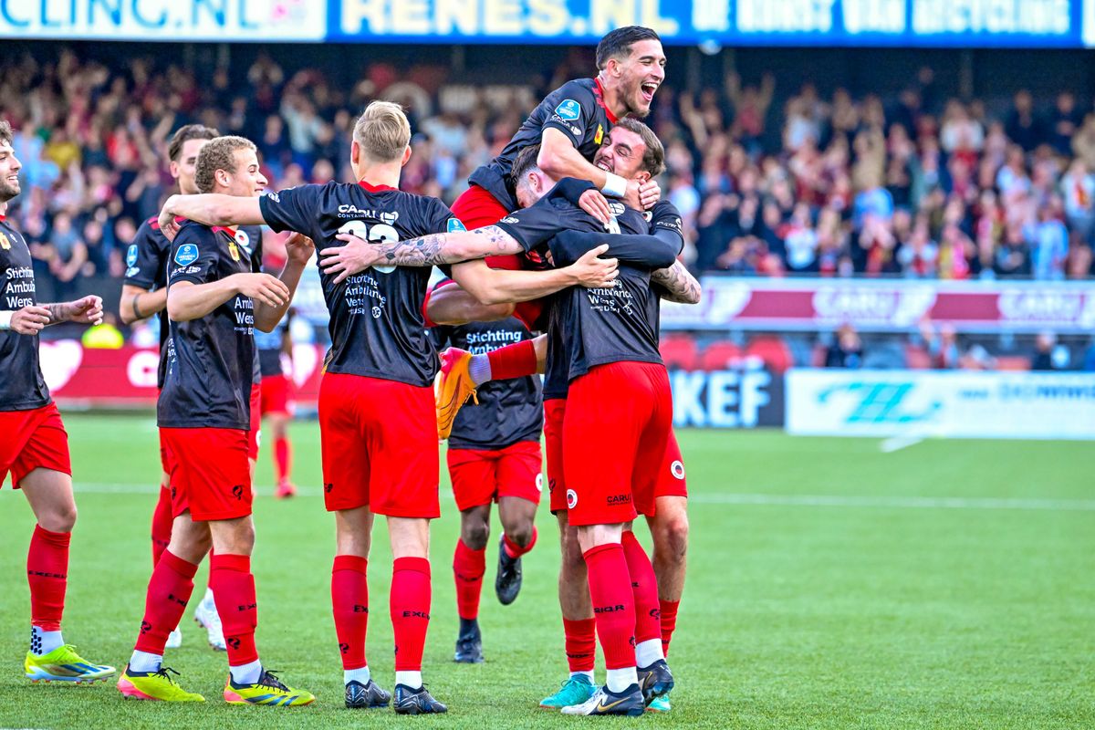 Live play-offs promotie/degradatie Eredivisie: Excelsior bezig aan krankzinnige comeback tegen NAC