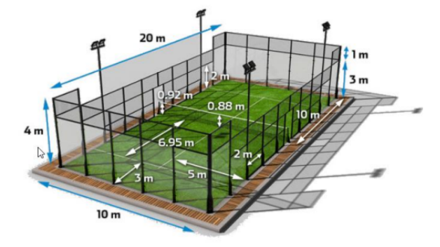 Toestemming voor twee padelbanen TV Zaansport aan het Kuilpad