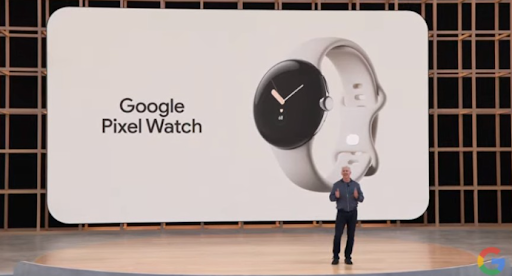 Google toont Google Pixel Watch op Google I/O 2022