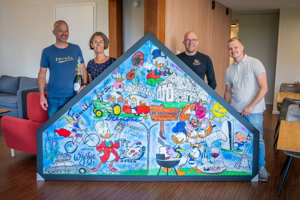 Drenthepromotie op nieuwe kunstwerken van lokale kunstenaar