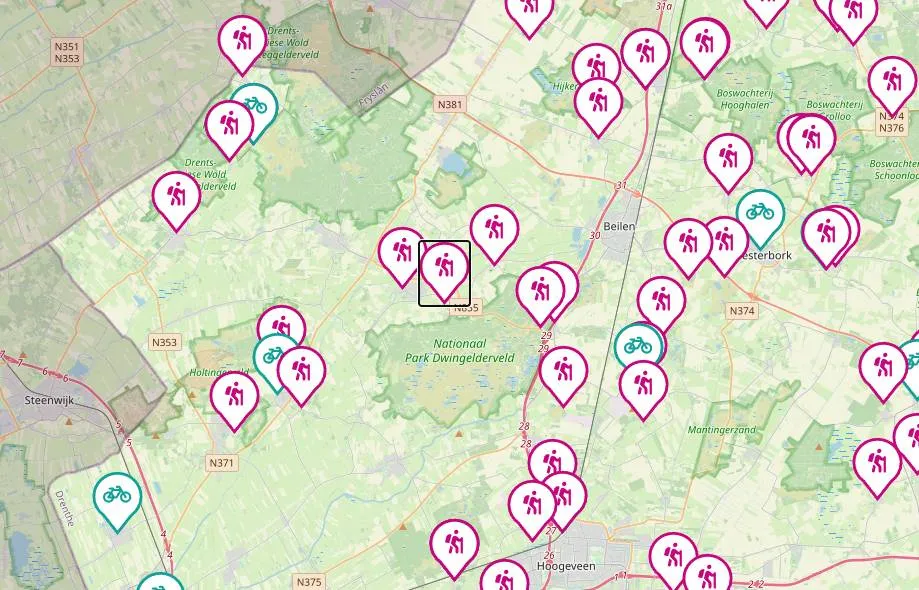 Routewebsite Eindje om in Drenthe geheel vernieuwd