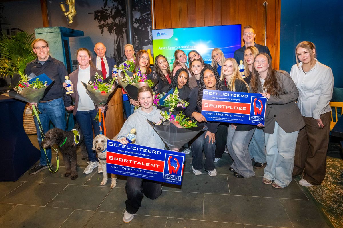 Genomineerde sporters uit Assen voor het Sportgala Drenthe zijn bekend