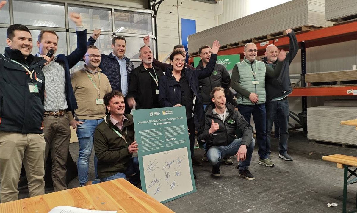 Drenthe tekent Convenant Biobased Bouwen: bouwen met vezels van eigen bodem